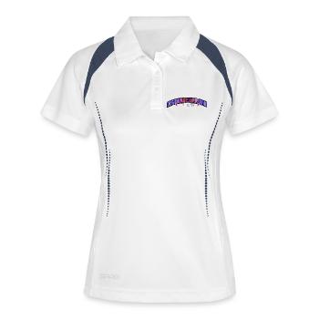 Ultras de l’Allemagne de l’Est Ossis Est-allemands - Polo respirant Femme - blanc/marine - Devant