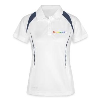 LGBT Pride Month - Be yourself - Women's Polo breathable - white/navy - Front