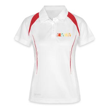 Landscaping Mama Gardening Retro Silhouette - Women's Polo breathable - white/navy - Front