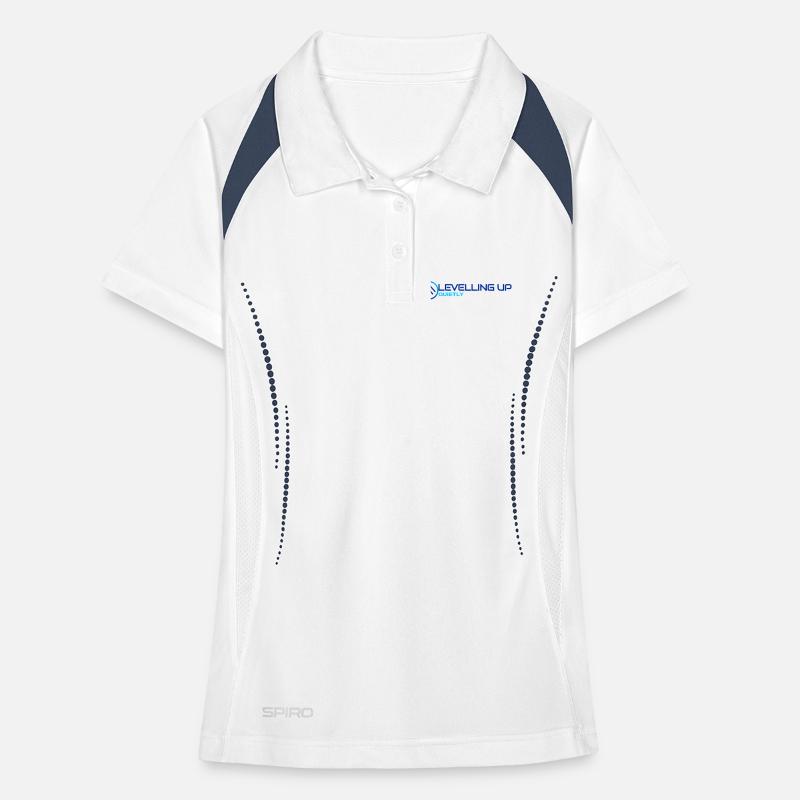 Levelling Up Quietly Design Women's Polo breathable