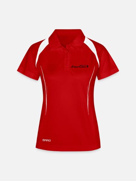 Black Heart Dream Team - Women's Polo breathable - white/navy