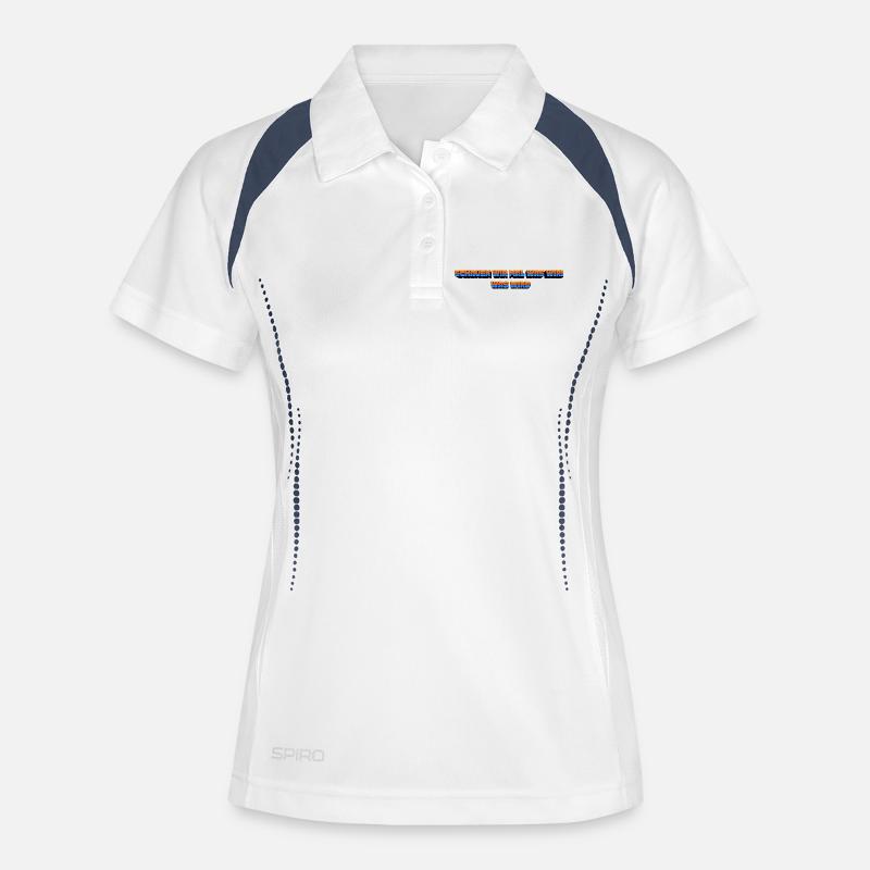Schauen wir mal was wird - was wird - Frauen Polo atmungsaktiv - Weiß/Navy