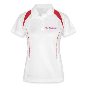 À L’ANCIENNE - Polo respirant Femme - blanc/marine - Devant