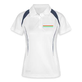 Retro Neon Friendly Raider - Women's Polo breathable - white/navy - Front