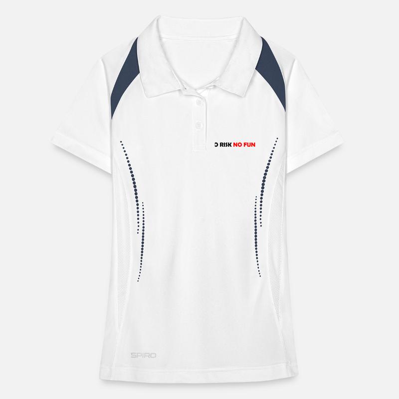 Spiel mutig oder bleib zu Hause Frauen Polo atmungsaktiv