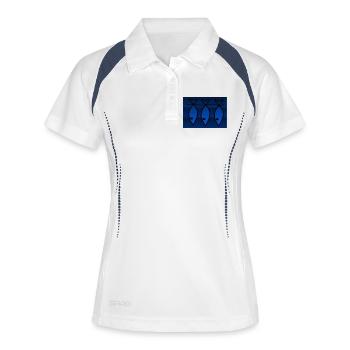 SARDINE. FISH. APRIL FOOL. EASTER. SEA - Women's Polo breathable - white/navy - Front
