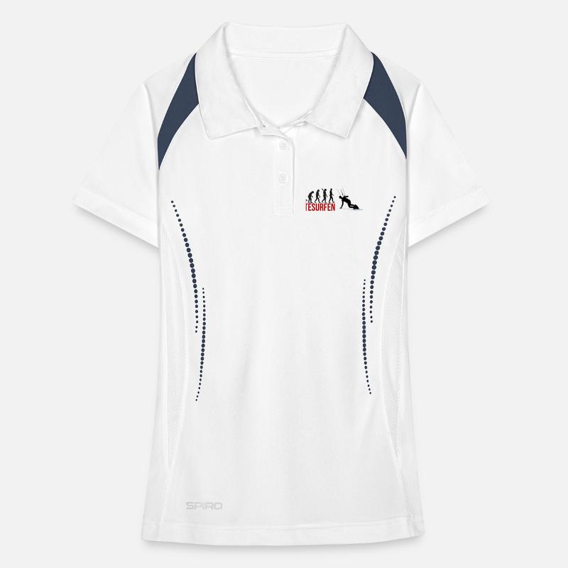 Evolution Kitesurfen Frauen Polo atmungsaktiv