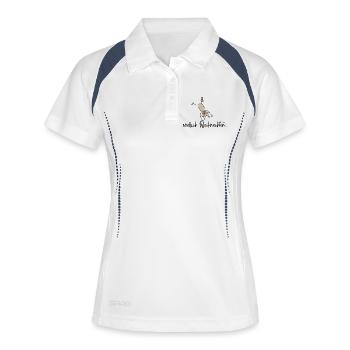 Funny Christmas - Women's Polo breathable - white/navy - Front