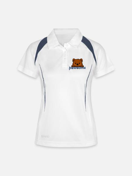 Gentil ! - Polo respirant Femme - blanc/marine