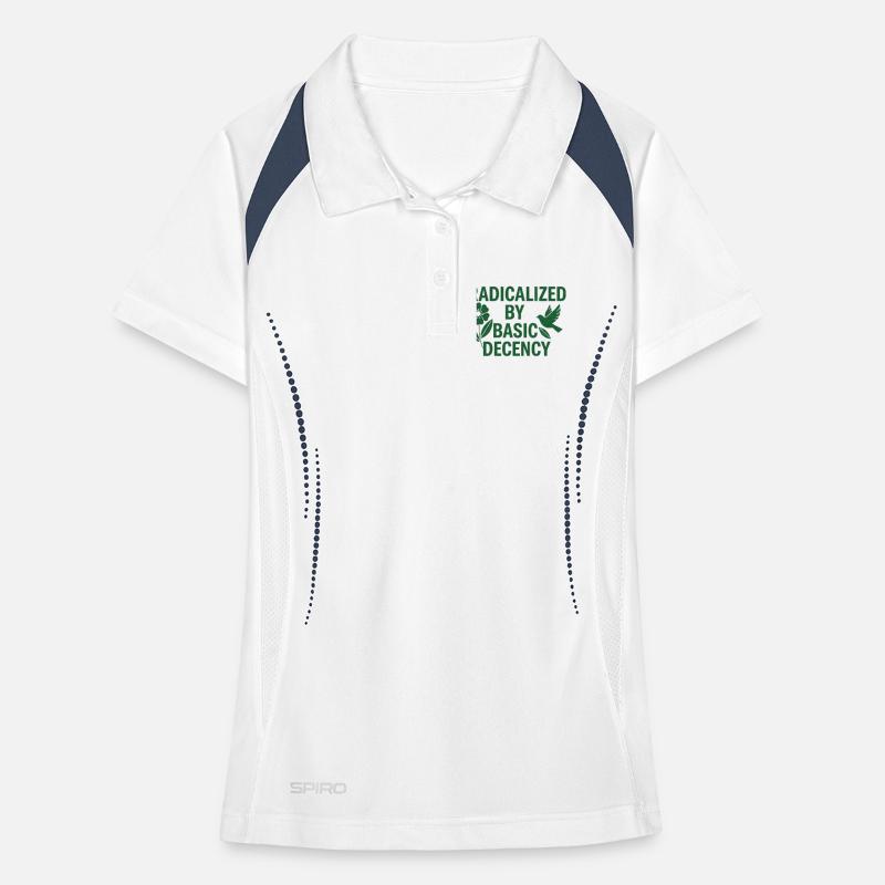 Progressive Values Basic Decency Shirt Frauen Polo atmungsaktiv
