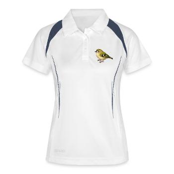 Goldcrest Bird - Women's Polo breathable - white/navy - Front