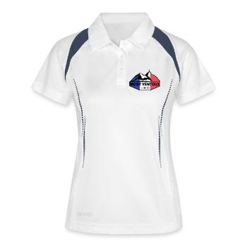 Mont Ventoux Slim France Edition - Women's Polo breathable - white/navy - Front