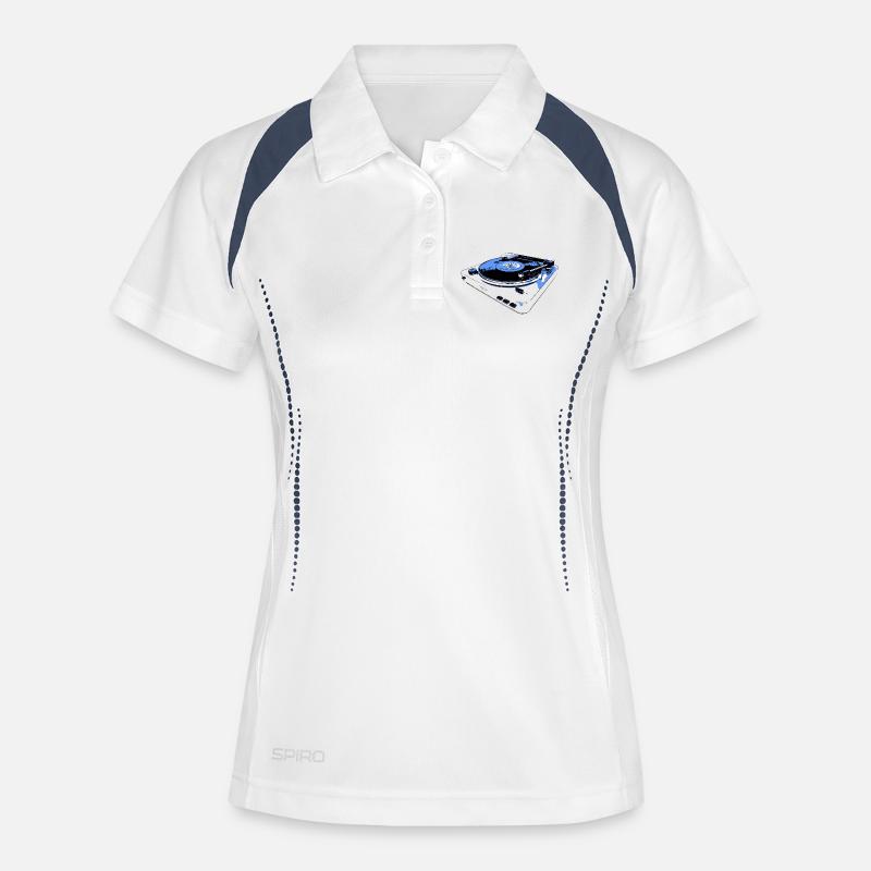 Lp - Women's Polo breathable - white/navy
