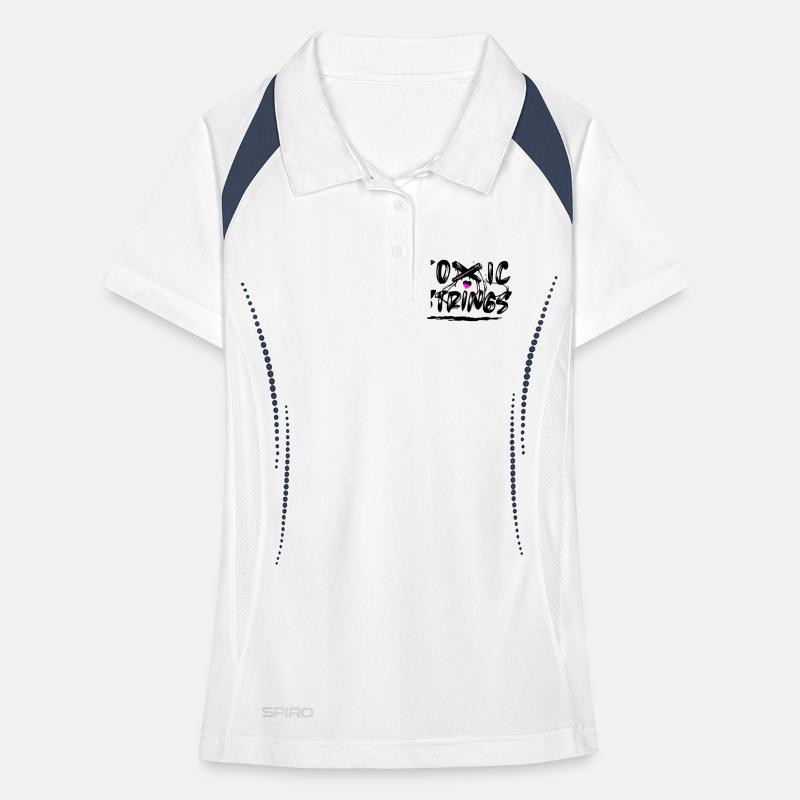 Toxic Strings 2 Colour Women's Polo breathable