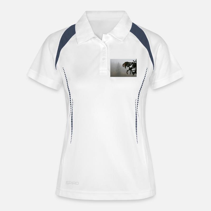 Cloud Forest Cone Magic / Feldberg - Women's Polo breathable - white/navy