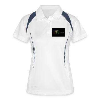 Streetwear First Sun On - Polo respirant Femme - blanc/marine - Devant