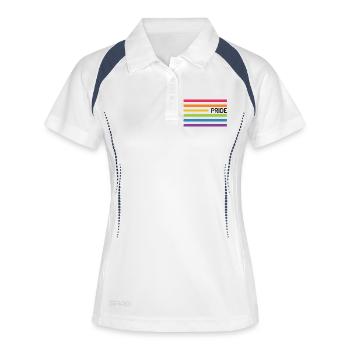 LGBT Pride Month - Pride! - Women's Polo breathable - white/navy - Front