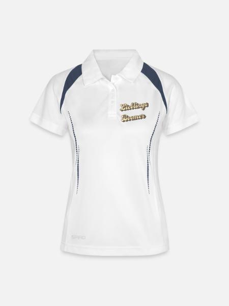 Favorite Boomer Retro Lettering - Women's Polo breathable - white/navy