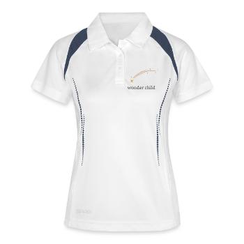 Wonder Child Shooting Star Arc - Women's Polo breathable - white/navy - Front
