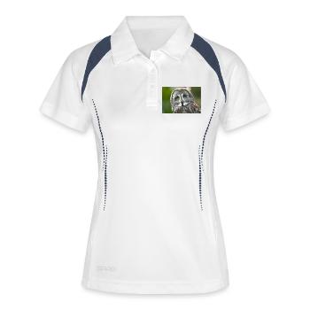 Mystical Night Owl - Women's Polo breathable - white/navy - Front