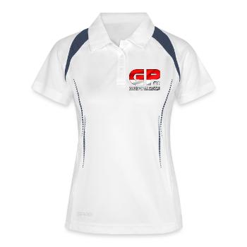 indonesia_gp - Women's Polo breathable - white/navy - Front