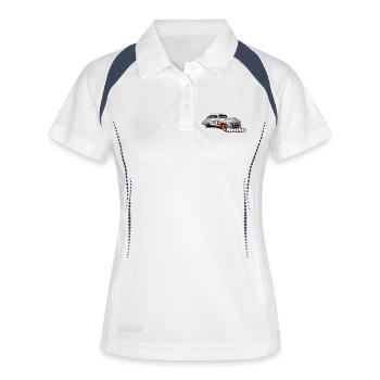 Race Car 51 Retro Vintage Car - Women's Polo breathable - white/navy - Front