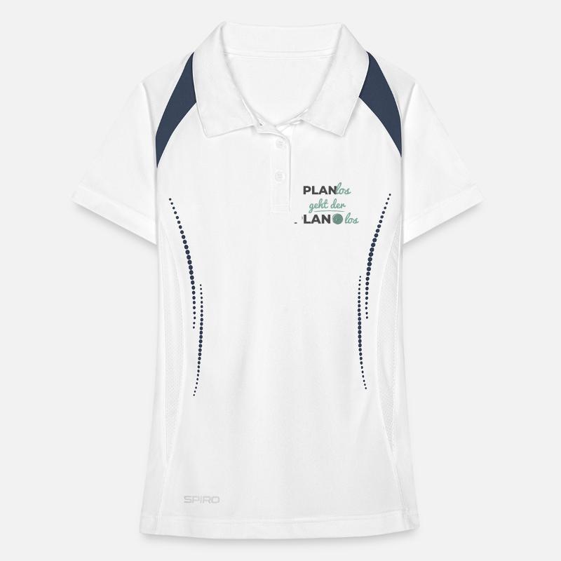 The plan starts haphazardly – Scandi Soft Typography Women's Polo breathable