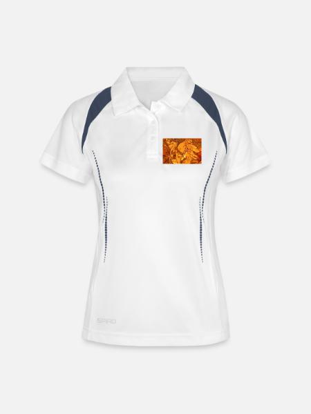 Ochre fantasy - Women's Polo breathable - white/navy