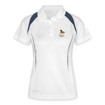 Cheval - Tout semble juste avec toi - Polo respirant Femme - blanc/marine - Devant