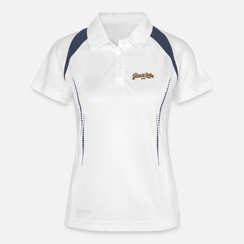 I like old rusty mobs - Women's Polo breathable - white/navy