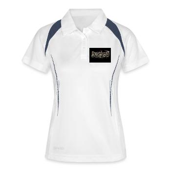 Lettres d’ingénieur SteamGear - Polo respirant Femme - blanc/marine - Devant