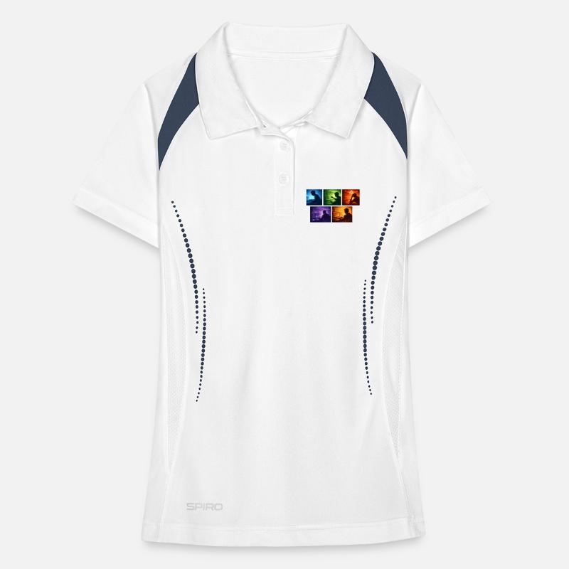 Multi-Screen Code Shadow Women's Polo breathable