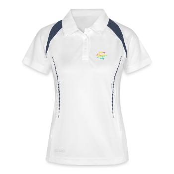 Look my summer body! - Women's Polo breathable - white/navy - Front