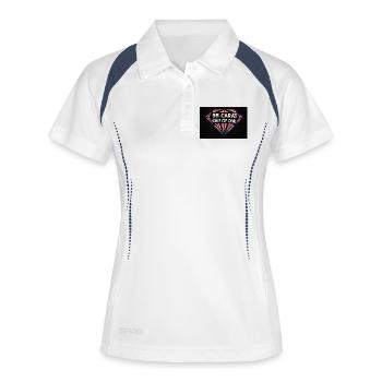 55 Carat One of One Diamond - Women's Polo breathable - white/navy - Front