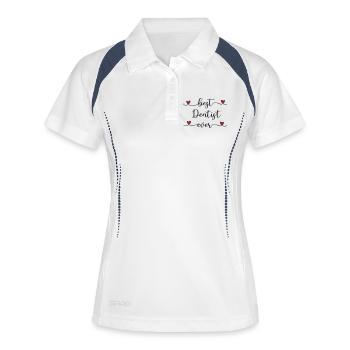 Best Dentist ever - Women's Polo breathable - white/navy - Front