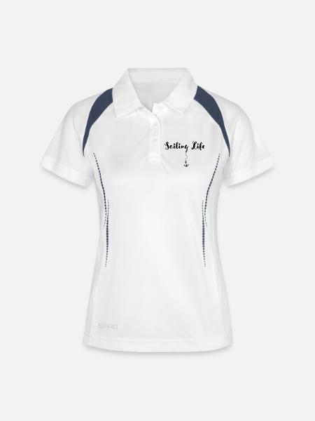 Sailing & Boating - Sail Love - Women's Polo breathable - white/navy