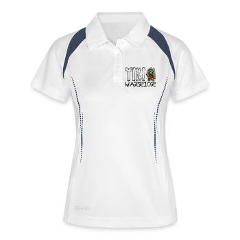 Tiki Warrior Collection - Women's Polo breathable - white/navy - Front