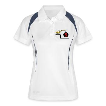 Excavator - Women's Polo breathable - white/navy - Front