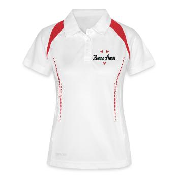 HAPPY NEW YEAR. NEW YEAR'S EVE. NEW YEAR - Women's Polo breathable - white/navy - Front