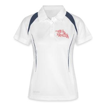 Paris Streets Street Art Souvenir - Women's Polo breathable - white/navy - Front