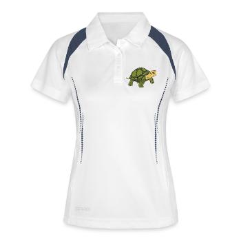 Turtle Turtles - Women's Polo breathable - white/navy - Front