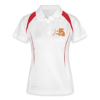 Staffordshire Bull Terrier - Women's Polo breathable - white/navy - Front