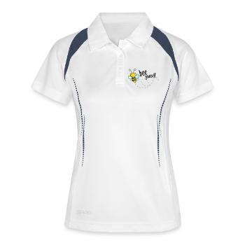 Bee Yourself Bee Saying T-Shirt - Women's Polo breathable - white/navy - Front