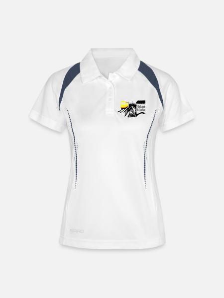 The little yellow train - Women's Polo breathable - white/navy