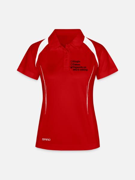 Single? - Bachelor Party Party Crew - Women's Polo breathable - white/navy