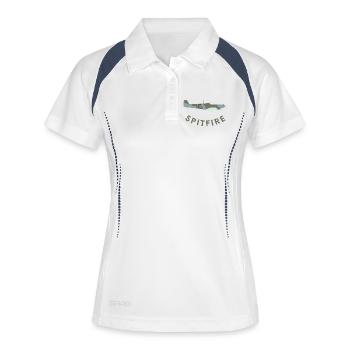 Spitfire fighter plane - Women's Polo breathable - white/navy - Front
