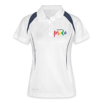 Live With Pride - Women's Polo breathable - white/navy - Front