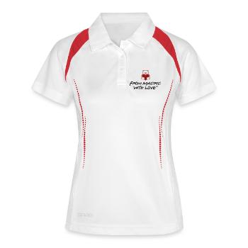 Madrid Bear with Love - Women's Polo breathable - white/navy - Front