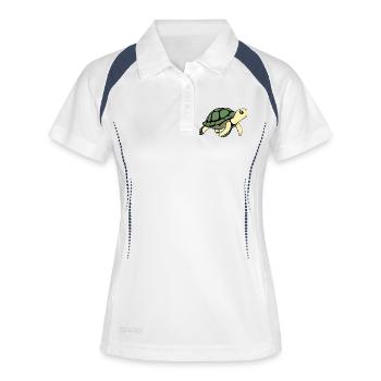 Turtle Turtles - Women's Polo breathable - white/navy - Front