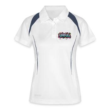 mischief - Women's Polo breathable - white/navy - Front